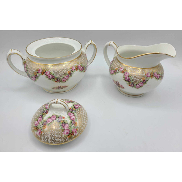 Vintage MZ Austria Sugar and Creamer - Picture 7 of 15